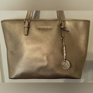 Gold Michael Kors Purse